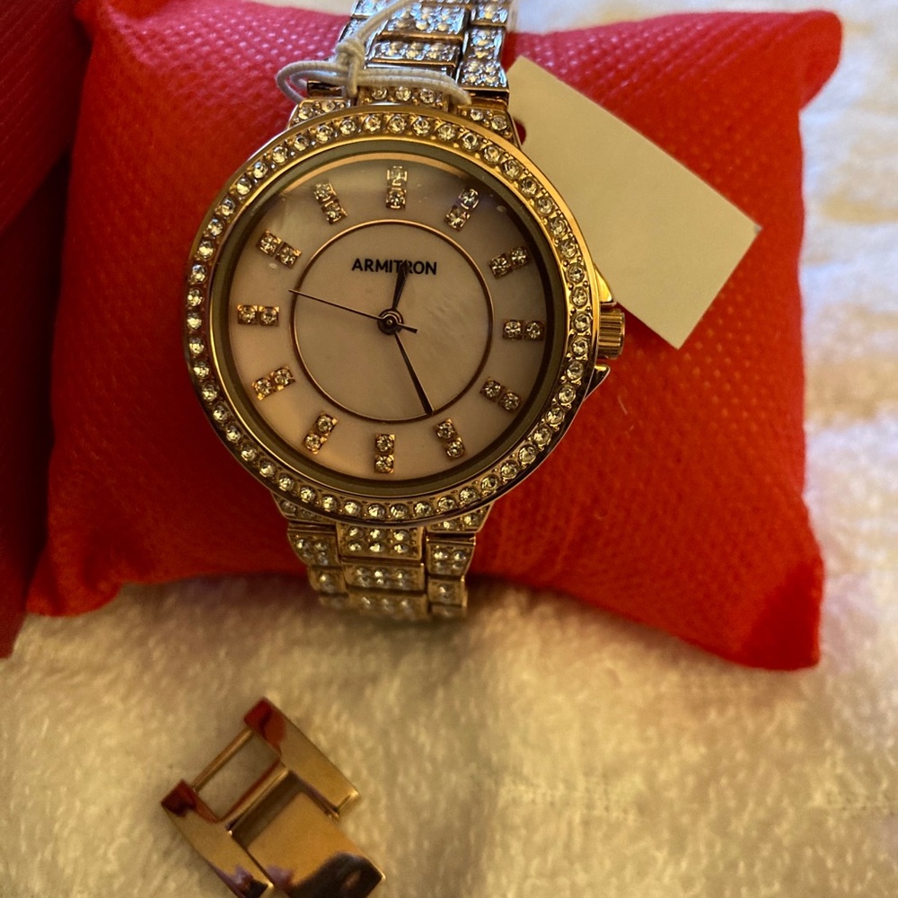 Armitron Woman’s Bracelet Crystal Watch